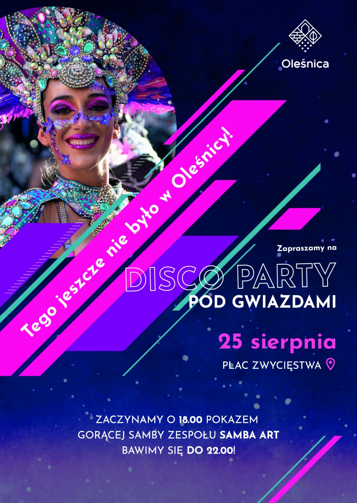 plakat disco party